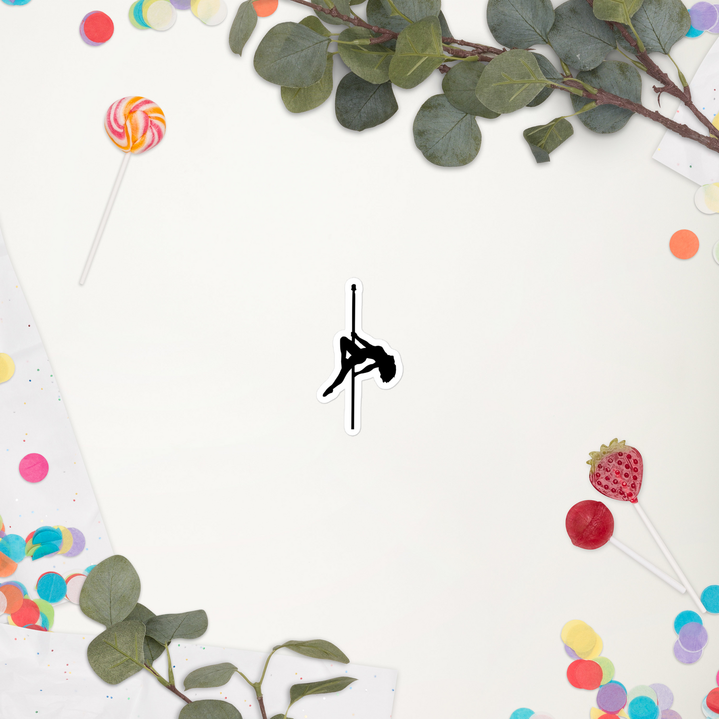 Bubble-free vinyl decorative stickers PD Layback figure x2 sizes